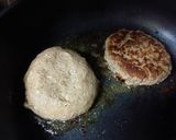 肉と野菜の彩りハンバーグ・ディッシュ作り方3写真