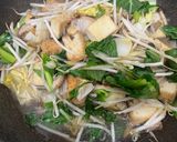 厚揚げの明太子あんかけ焼きそば作り方5写真