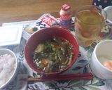 夏の赤だし！松山あげと揚げ茄子と茗荷作り方39写真