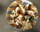お一人様ソースチキンカツ味根菜たっぷり野菜炒め作り方10写真