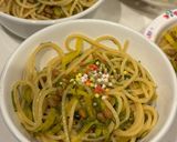 子供爆食！納豆とめかぶの和風パスタ作り方5写真