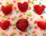 ハートのいちごチョコパイ作り方1写真