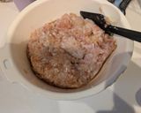 簡単♪蓮根と鶏肉だけ!!和風ハンバーグ作り方2写真