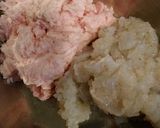 フカとむきエビのしんじょう汁作り方1写真