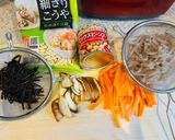 高野豆腐とひじきのヘルシー煮物作り方1写真