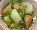 カブとウインナーのスープ煮♪作り方7写真