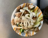 お一人様簡単洋風甘辛オイ梅味豆腐野菜炒め作り方9写真