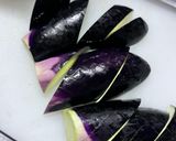 今日の副菜！茄子の揚げ浸しおろし添え作り方1写真