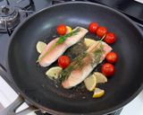 サーモンのディルレモン焼き🇸🇪SWE料理作り方2写真