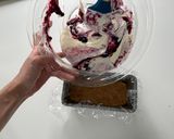 ジャムで◎ブルーベリーチーズアイスケーキ作り方10写真