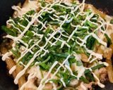 ＼ふきの／しょうが焼き●ネギマヨチーズ作り方7写真