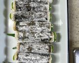 オクラを詰めた海苔巻きちくわ作り方5写真