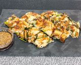 簡単！夕飯に！もやしとニラのチーズチヂミ作り方6写真