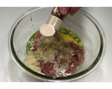 豚バラ肉巻きハンバーグ★動画あり★作り方15写真