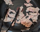 【米泥棒】ワンパンでポークチャップ作り方2写真
