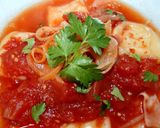 レンジで超簡単！♬洋風チーズ水餃子♬作り方5写真