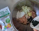 レンジで時短!キャベツと鶏肉の皮無し焼売作り方2写真