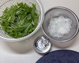 【冷凍作り置き】水菜のツナポテトサラダ作り方1写真