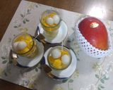 夏にも！カットマンゴーにも豆腐白玉on！作り方1写真