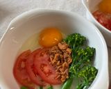 一皿で完結💕朝ご飯の目玉焼き作り方6写真
