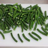 ✤ふろう(十六ささげ)と油揚げの炒め煮✤作り方3写真