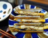＊マテ貝のゴマ油めんつゆ焼き＊作り方3写真