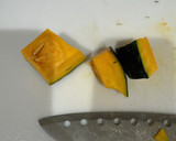 栗かぼちゃのそぼろ煮作り方1写真