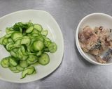 さば缶ときゅうりの甘酢和え作り方2写真