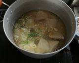 塩ラーメンの万能スープで水餃子作り方2写真