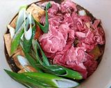 簡単夕飯すき焼き風白菜肉豆腐主菜肉料理作り方9写真
