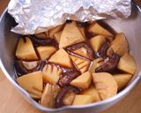 たけのこと椎茸の♪甘辛～い中華風うま煮🤭作り方3写真