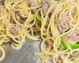 がっつり系🔥🧄🥩スタミナ焼肉パスタ🍝作り方7写真