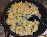 かにつゆでカニかま炒飯作り方4写真