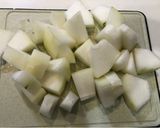 ブリと冬瓜の山椒煮付け作り方1写真