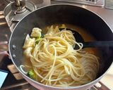 市販のソースに水をたすだけ!スープパスタ作り方6写真