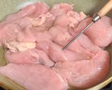 今夜の夕飯♡チキン南蛮カリカリ梅タルタル作り方1写真