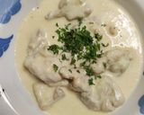 シュクメルリ(鶏のにんにくミルク煮)作り方8写真