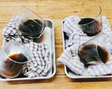 斜めがおしゃれなゼリー♪コーヒー＆ミルク作り方4写真