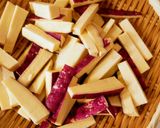 さつまいもでやみつき！のり塩チーズポテト作り方1写真