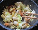 キャベツとちくわの炒めもの😋♪作り方4写真