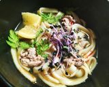 【豚バラもやし🇻🇳】平打ちうどんで！爆速フォー風🐉作り方5写真