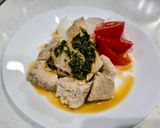 基本の☆茹で鶏＆大葉ソース作り方10写真
