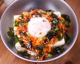 パパッと簡単♪韓国冷奴🍺キムチーズ温玉😋作り方2写真
