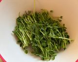 豆苗とツナのわさびマヨ和え作り方1写真