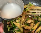 豚ひき肉とナスとニラの中華炒め作り方5写真