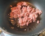 挽肉ともやしの焼肉のタレ炒め作り方2写真
