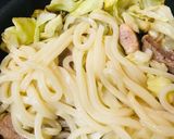 豚肉＆キャベツの焼きうどん作り方3写真