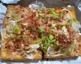 塩分0.5:厚揚げネギおかかチーズ焼き作り方4写真