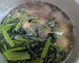簡単★市販の肉団子とほうれん草のスープ作り方1写真