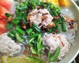 【バッソ🇮🇩】インドネシア風🐦‍🔥肉団子春雨スープ🥣🌿作り方5写真